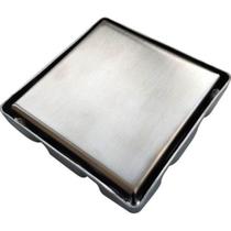 Ralo Oculto Duplo Quadrado 15x15cm Inox Ralo Oculto Duplo Quadrado 15x15cm Inox