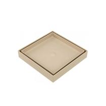Ralo Oculto Invisível 15x15cm Bege Encaixe Universal Ralo Oculto Invisível 15x15cm Bege Encaixe Universal