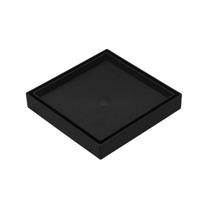 Ralo Oculto Invisível 15x15cm Preto Encaixe Universal