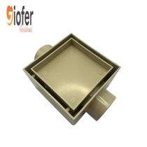 Ralo Oculto Invisivel Sifonado 15cm x 15cm Bege Giofer