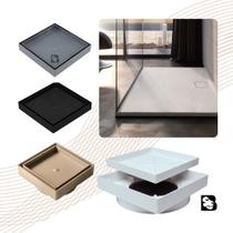 Ralo Oculto Invisível Sifonado Piso/porcelanato Inteligente 10x10 ou 15x15 Com Proteção Anti Inseto