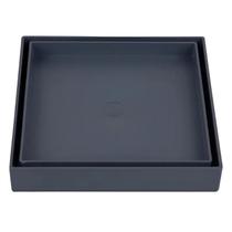 Ralo Oculto Quadrado Cinza Astra 15x15 Ralo Oculto Quadrado Cinza Astra 15x15
