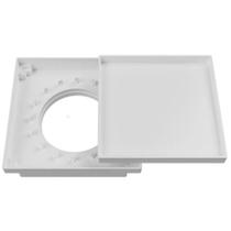 Ralo Oculto Quadrado Universal Astra 10x10cm Branco