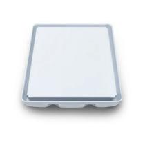 Ralo Oculto Square Branco 10 X 10 cm