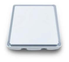 Ralo Oculto Square Branco 10 X 10 cm