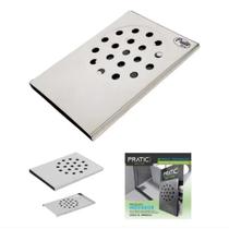 Ralo p/ box de banheiro inox pratico Ralo p/ box de banheiro inox pratico