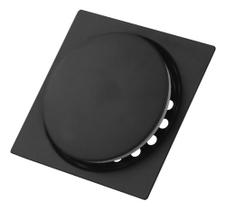 Ralo Para Banheiro 10x10 Click Preto Fosco Inteligente - Hope Metais Ralo Para Banheiro 10x10 Click Preto Fosco Inteligente - Hope Metais