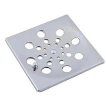 Ralo Para Banheiro Tampa Grelha Abre E Fecha Rotativo 10x10 Inox Quadrado Para Banheiro Somente Ralo Não Entra Inseto