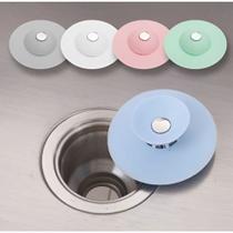 Ralo Para Pia Banheiro Flexível Multiuso de Silicone Anti Odor HM