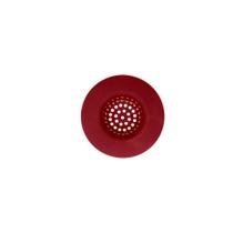 Ralo Para Pia Em Silicone Vermelho 7,8 Cm