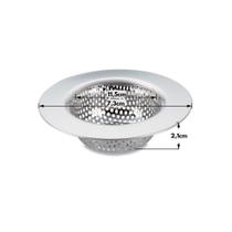 Ralo Para Pia Grande Com Borda Inox Cozinha 11,5cm TOP