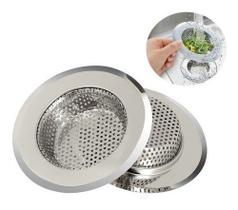 Ralo Para Pia Pequeno Com Borda Inox Cozinha 7cm - Uny