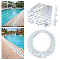 Ralo para Piscina Redonda Flexível Modular 20cm x 1 metro Branco Ralo para Piscina Redonda Flexível Modular 20cm x 1 metro Branco