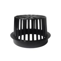 Ralo Plástico Preto Abacaxi 150mm Znubi Grelhas 10 Unidades