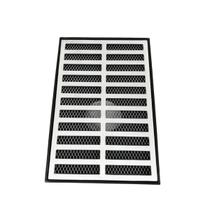 Ralo Pluvial 20x30 Aluminio com Tela Saída 3 Polegadas