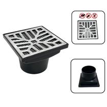 Ralo Pluvial modelo 15x15 Alumínio Concavo com Tela Coletor Saída Baixa 75mm ( 3polegadas) Ralo Pluvial modelo 15x15 Alumínio Concavo com Tela Coletor Saída Baixa 75mm ( 3polegadas)