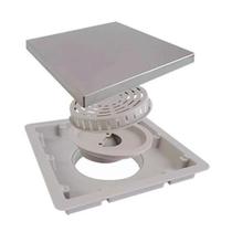 Ralo Premium Quadrado 15x15cm Tampa Em Inox Luxo Ralo Premium Quadrado 15x15cm Tampa Em Inox Luxo