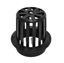 Ralo protetor de calha contra entupimento evita folha coletor 100mm