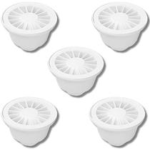 Ralo Pvc Grelha Branca Com Saída Fundo Akato Kit 05 Un Ralo Pvc Grelha Branca Com Saída Fundo Akato Kit 05 Un