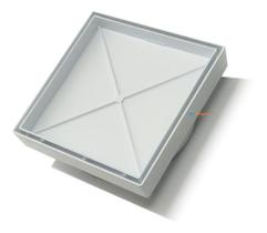 Ralo Quadrado 15x15 Invisível Oculto Branco Inseto Sifonado Ralo Quadrado 15x15 Invisível Oculto Branco Inseto Sifonado