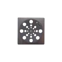 Ralo Quadrado Abre e Fecha Aço Inox 9,4cm Bestfer