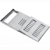 Ralo Quadrado com Chapa Difusora 15x15cm Scoar em Aço Inox