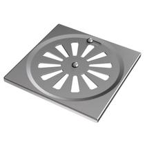 Ralo Quadrado Em Aço Inox 10Cm Docol