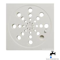 Ralo Quadrado Grelha Tampa Abre Fecha 15x15 cm ABS Ralo Quadrado Grelha Tampa Abre Fecha 15x15 cm ABS