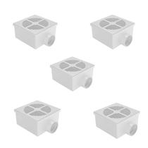 Ralo Quadrado Sifonado 100 x 52 x 40mm Seco Fortlev 5und