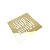 Ralo Quadriculado Com Caixilho 15X15 Dourado Fineza Ralo Quadriculado Com Caixilho 15X15 Dourado Fineza