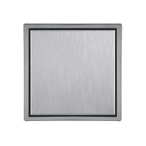 Ralo Quattro Vistta Inox Escovado 10 x 10 cm