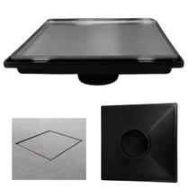 Ralo Quintal 30x30 Invisivel Piso Coletor Saída 75mm com Tela Ralo Quintal 30x30 Invisivel Piso Coletor Saída 75mm com Tela