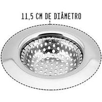 Ralo Ralinho Para Pia Em Inox Cozinha Inox 11,5cm Ideal Multiuso Universal Proteção Limpeza