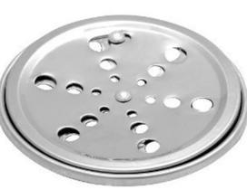 Ralo Redondo 10cm Inox Caixilho Porta Grelha Fecho Rotativo