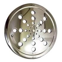 Ralo Redondo Aço Inox 15Cm Banheiro Com Sistema Abre E Fecha