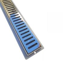 Ralo Seca Piso Com Grelha Inox 5x50cm Ralo Seca Piso Com Grelha Inox 5x50cm