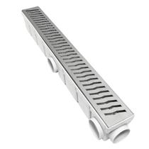 Ralo Sequencial de Inox 6x50 Raio com Tela e Coletor Branco