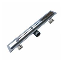 Ralo Sifonado em ABS Retangular Sline 3,23x50cm em Aço Inox 304 Odem Ralo Sifonado em ABS Retangular Sline 3,23x50cm em Aço Inox 304 Odem