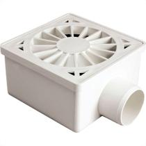 Ralo Sifonado Luconi Quadrado Branco - Kit C/6 Pecas Ralo Sifonado Luconi Quadrado Branco - Kit C/6 Pecas