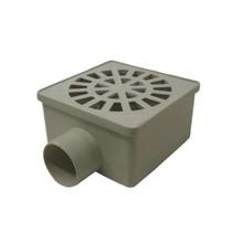 Ralo Sifonado Quadrado 100x37x40mm em PVC Rígido - Plastipan