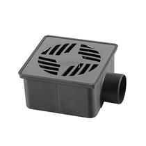 Ralo Sifonado Seco Com Grelha Quadrada Cinza Astra