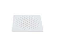 Ralo Simples de Banheiro 15x15cm Polipropileno Branco