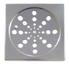 Ralo Tampa Grelha Aço Inox 430 Quadrada 15cm Fecho Rotativo Ralo Tampa Grelha Aço Inox 430 Quadrada 15cm Fecho Rotativo