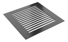 Ralo Tampa Grelha Inox 304 15x15 Cm Oblong Preto Ralo Tampa Grelha Inox 304 15x15 Cm Oblong Preto