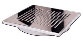 RALO TAMPA INOX 304 2mm E BASE ALUMINIO OBLONG 10X10 POLIDO