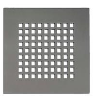 Ralo tampa inox 304 2mm modelo square 10x10 cm polido