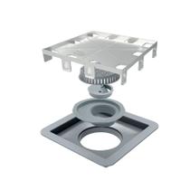 Ralo Tampa Oculta Elleve Square 15X15cm - 209 Ralo Tampa Oculta Elleve Square 15X15cm - 209