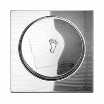 Ralo Tipo Click 15x15cm Aço Inox Quadrado Deend