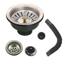 Ralo Valvula Dreno de Pia Filtro 10x10 Sifao Tubo de Escoamento Cozinha Lavanderia Lavabo Casa Apartamento