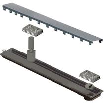 Ralo Versatile Tampa Inox Escovado Linear 75Cm